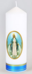 Świeca ołtarzowa - Św. Maria (17 cm)