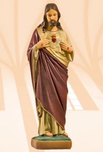 Figura Serce Pana Jezusa, wysokość 40 cm