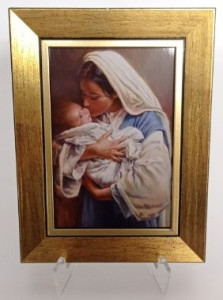 Obraz w ramie Matka Boska z dzieciątkiem, 15 x 20 cm
