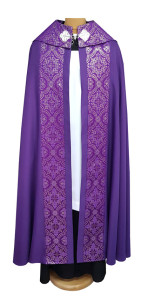 Kapa liturgiczna w kolorze fioletowym 