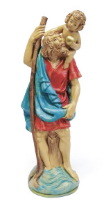 Figurka święty Krzysztof (nietłukąca), wysokość 15 cm