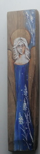 Ikona Anioł ręcznie pisana, 9 x 45 cm