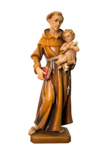 Święty Antoni, rzeźba drewniana, wysokość 60 cm