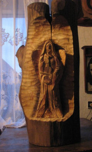 Rzeźba Anioła - ręcznie wykonana 