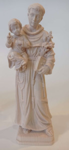 Figura Św. Antoni, rzeźba drewniana, wysokość 20cm 