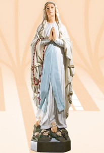Matka Boża z Lourdes (kolorowa)