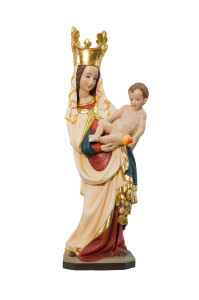 Madonna, rzeźba drewniana, wysokość 63 cm