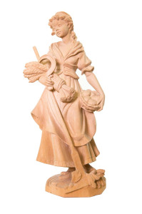 Święta Notburga, rzeźba drewniana, wysokość 45 cm