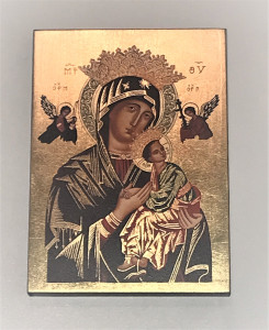 Ikona Madonny Nieustającej Pomocy 19cm x 14 cm