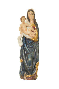 Madonna, drewniana rzeźba antyczna, wysokość 70 cm