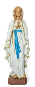 Figurka Madonna z Lourdes (nietłukąca), wysokość 25 cm