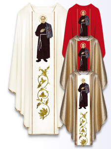 Ornat z wizerunkiem św. Maksymiliana Kolbego