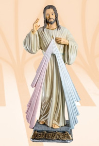 Figura Jezus Miłosierny, wysokość 75 cm
