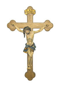 Krzyż drewniany, dwa rozmiary