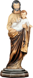 Figura św. Józefa Opiekuna, materiał żywiczny, wysokość 139 cm