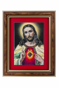 serce-jezusa-ceramika-drewniana-w-ramce.jpg