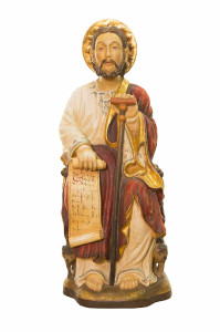 Święty Jakub, rzeźba drewniana, wysokość 40 cm