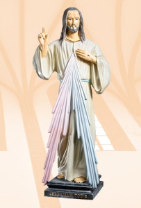 Figura Jezus Miłosierny, wysokość 60 cm