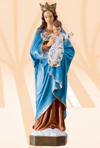 Figura Matki Bożej Królowej Świata, wysokość 65 cm