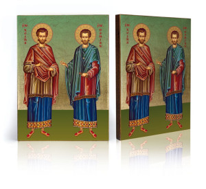 Ikona religijna Święty Damian i Kosma