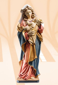 Figura Matki Bożej Królowej Świata, wysokość 55 cm