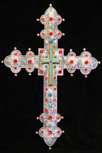 Krzyż bizantyjski wiszący, wysokość 32 cm
