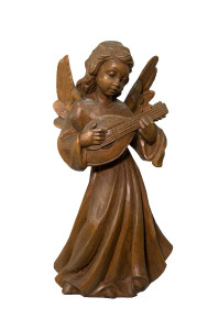 Anioł z mandoliną, wysokość 30 cm