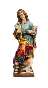 Święty Jan Ewangelista, rzeźba drewniana, wysokość 60 cm