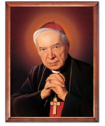 Obraz religijny Kardynał Stefan Wyszyński, rama drewniana