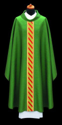 Ornat wełniany w stylu monastycznym (zielony)
