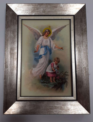 Obraz Anioł Stróż 20,5x15 cm