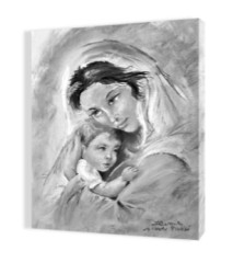 Obraz na płótnie Matka Boża z Dzieciątkiem Jezus