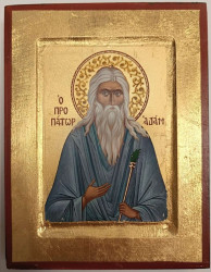 Ikona bizantyjska - Św. Adam, 18 x 14 cm