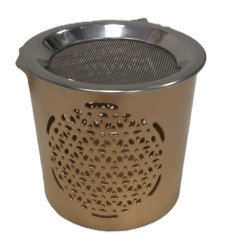 Kadzielniczka złota z koronką elegancka.jpg