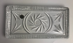 Kryształowa tacka liturgiczna pod ampułki 18,5 x 9,5 cm