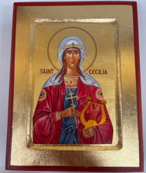 Ikona bizantyjska Cecylia