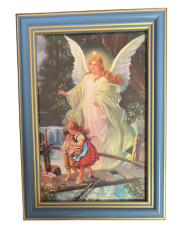 Obraz 17 x 12 cm Niebieski przechodzący przez rzeczke.png