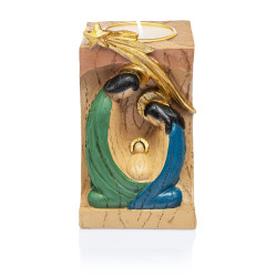 Świecznik - szopka bożonarodzeniowa - Święta Rodzina - 12 cm - Classic