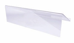 Pulpit z plexi gładki, duży, wys. 13,5 cm, szer. 43,5 cm, gł. 29,5 cm