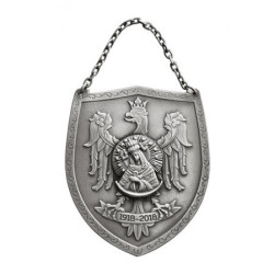 Ryngraf Srebrny z Orłem 100 - lecie Odzyskania Niepodległości