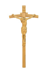 Krzyż z pasyjką, rzeźba drewniana, wysokość 60 cm