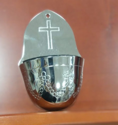 Kropielnica ścienna, mosiężna  niklowana .jpg