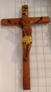 Krzyż Chrystus ludowy 26 cm 