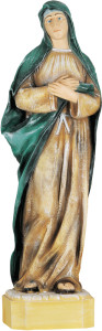 Figura Matki Bożej Bolesnej, materiał żywiczny, wysokość 140 cm
