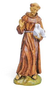 Figurka święty Franciszek (nietłukąca), wysokość 25 cm