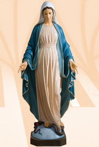 Figura Matki Bożej Niepokalanej, wysokość 180 cm