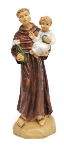 Figurka święty Antoni (nietłukąca), wysokość 15 cm