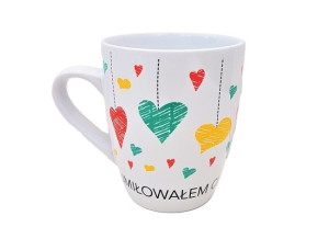 Kubek UMIŁOWAŁEM CIĘ ODWIECZNĄ MIŁOŚCIĄ