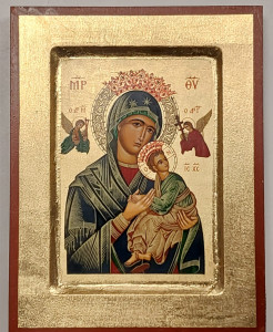 Ikona - Matka Boska Zielna,18 x 14 cm