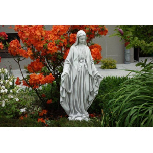 Figura Matki Boskiej z betonu architektonicznego, wysokość 100 cm